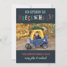 Kerst Kaart, Vakantie Fotokaart, Grappig Feestdagenkaart