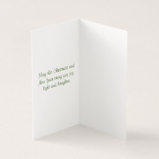 Kerst Kaart vakantie wensen aan geliefden