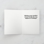 Kerst Kaart van uw huisdier oppas (Binnen)