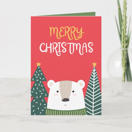 Kerst Kaart voor collega collega collega vriend (Voorkant)