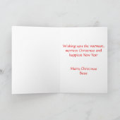 Kerst Kaart voor de baas (Binnen)