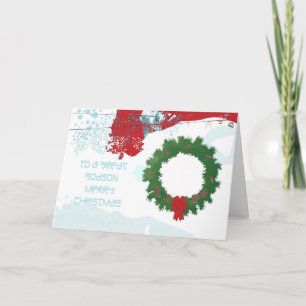 Kerst Kaart voor Godson