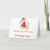 Kerst Kaart voor kinderen om te geven (Achterkant)