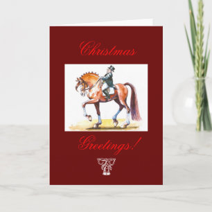 Kerst Kaart voor paardenliefhebbers.