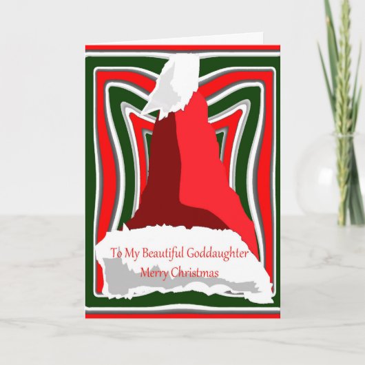 Kerst Kaart voor peetdochter (Voorkant)