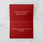 Kerst Kaart/Vrolijk Kerstfeest Feestdagen Kaart (Binnen)