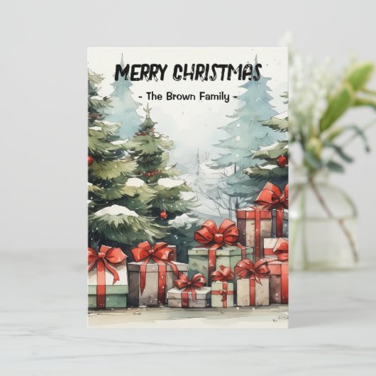  Kerst Kaarten (Staand voorkant)