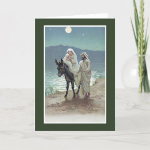 Kerst Kaarten Maria, Jozef en Jezus