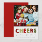 Kerst-Kaarten | Vakantiekaarten Feestdagenkaart (Voorkant / Achterkant)