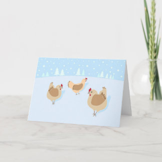 Kerst Kaarten voor kippenliefhebbers!