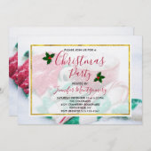 Kerst Kakaosnoepstok Sjaal & Handschoenen Feest Kaart (Voorkant / Achterkant)