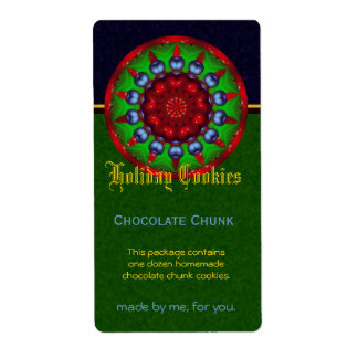 Kerst Kaleidoscoop Apotheker Label