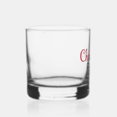 Kerst Kamp Glas Barware | Beste bril (Rechts)