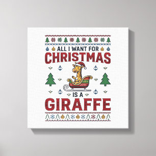 Kerst Kangoeroe Slee Fun Holiday T-Shirt Des Canvas Afdruk
