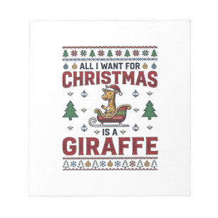 Kerst Kangoeroe slee Fun Holiday T-shirt ontwerp Notitieblok