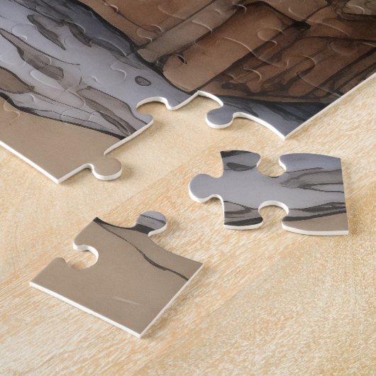 kerst-Kantoor Legpuzzel (Zijkant)