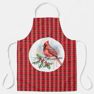 kerst kardinaal schort