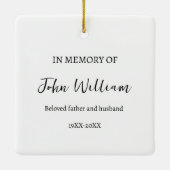 Kerst Kardinaal Verlies van Man Altijd Met U Keramisch Ornament (Achterkant)