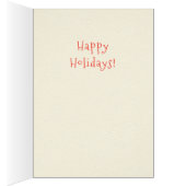 Kerst Kat pyjama Grappig  CC0617 Kaart (Binnen (Rechts))