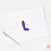 Kerst katten, tot, van cadeau Stickers (Envelop)