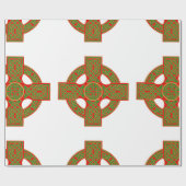 Kerst Keltische knoop inpakpapier (Vlak)