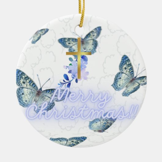  Kerst Keramisch Ornament 2024 (Voorkant)