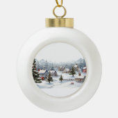  kerst keramische bal ornament (Voorkant)
