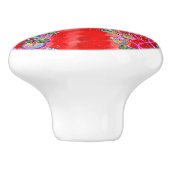 KERST KERAMISCHE KNOP (Zijkant)