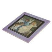 Kerst Keramische Tegel + wensen Tegeltje (Zijkant)