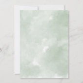 Kerst Kerk Deur Winter Bruiloft Paar Douche Kaart (Achterkant)