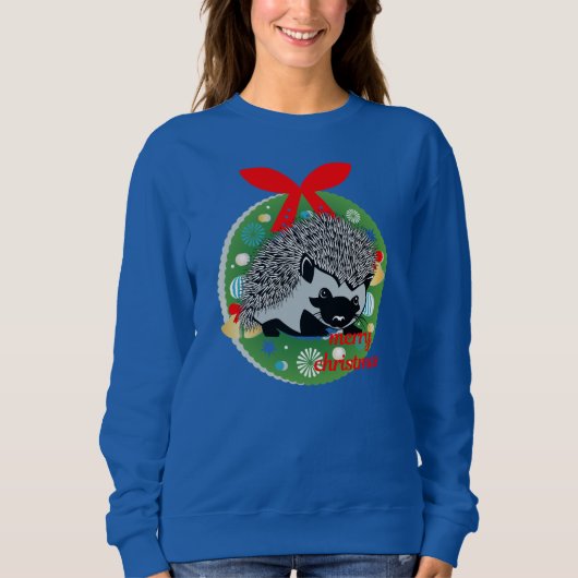 kerst kerst egel trui (Voorkant)