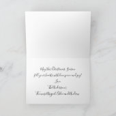 Kerst-kerst Evergreen - kerstversiering - Gift Kaart (Binnen)