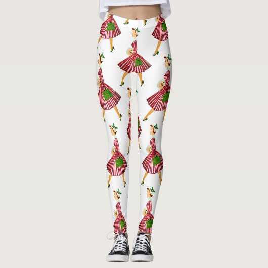 kerst - kerst leggings (Voorkant)