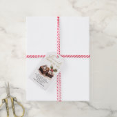 Kerst Kerst lekkernij Brownie Mix Cadeaulabel (Met Touw)