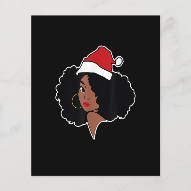 Kerst-kerst Melanin Black African American San (Voorkant)