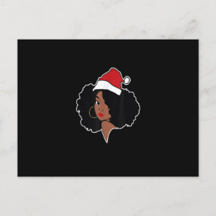 Kerst-kerst Melanin Black African American San Briefkaart