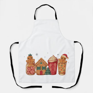Kerst Kerstbrood Lekkernijen Snoeppot Huis Latte Schort