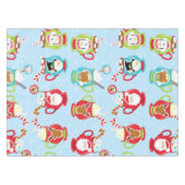 Kerst-kerstcadeau met warme chocolade tafelkleed (Voorkant (Horizontaal))