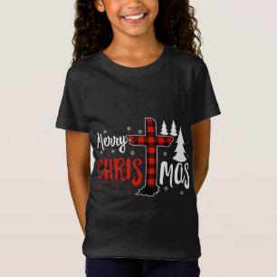 Kerst-kerstchristenen Buffalo Pset T-shirt