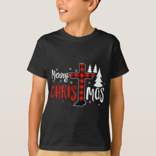 Kerst-kerstchristenen Buffalo Pset T-shirt