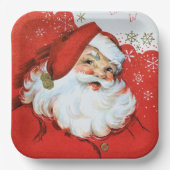 kerst kerstfeestdag papieren bordje (Voorkant)