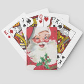 kerst kerstfeestdag pokerkaarten (Achterkant)