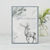 Kerst-kerstfeestkerst Feestdagenkaart (Staand voorkant)