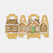 Kerst Kersthuis Bedankdoosjes (Uitgevouwen)