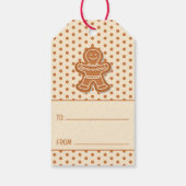Kerst Kerstkrans Koekjes Cadeaulabel (Achterkant)