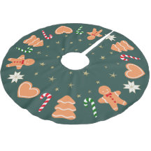 Kerst kerstkrans koekjes Donkergroene boomrok