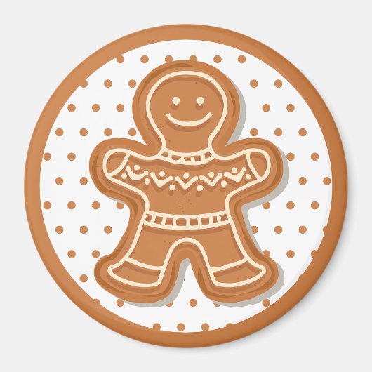 Kerst Kerstkrans Koekjes Magneet (Voorkant)