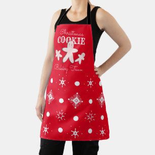 Kerst Kerstkrans Rood Bakteam Roze Schort