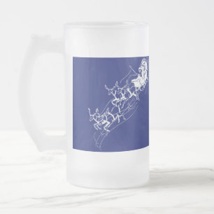 Kerst: Kerstman - Matglas Bierpul