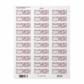 Kerst Kerstmis Etiket (Full Sheet)
